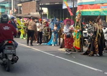 Kemeriahan Karnaval Di Kecamatan Babat Memperingati HUT RI Ke.80