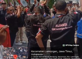 Tuntutan Aksi Demonstrasi Aliansi Lamongan Bersatu Dikabulkan DPRD, Prioritaskan Infrastruktur Jalan.