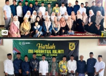 Madrasah Ibtidaiyah (MI) Hayatul Islam Hari ini Merayakan Hari Lahirnya Yang Ke 51 Khimat Dan Kebersamaan.