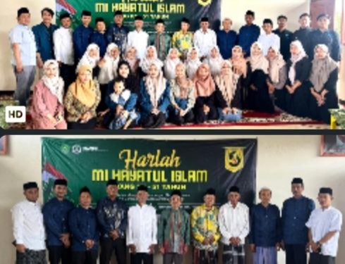 Madrasah Ibtidaiyah (MI) Hayatul Islam Hari ini Merayakan Hari Lahirnya Yang Ke 51 Khimat Dan Kebersamaan.